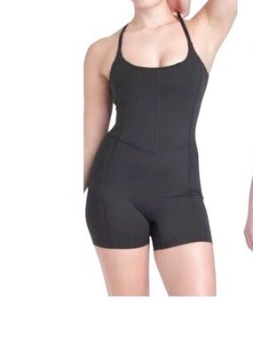 All in Motion large brushed sculpt short bodysuit onesie active SH 3235